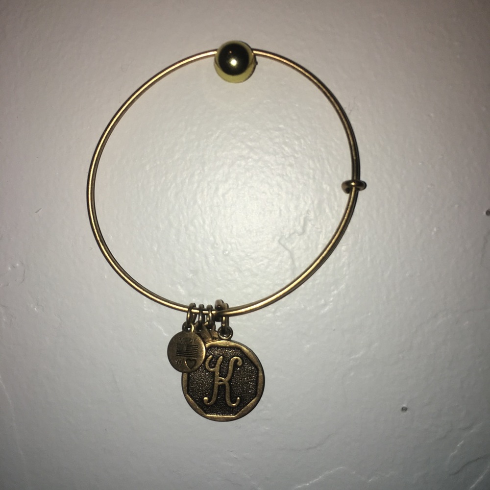 Alex and Ani "K" bracelet